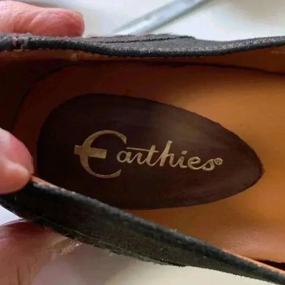 Earthies Lisbon Rock suede Oxford wingtip walking shoe w bronze metallic wash - Picture 14 of 16